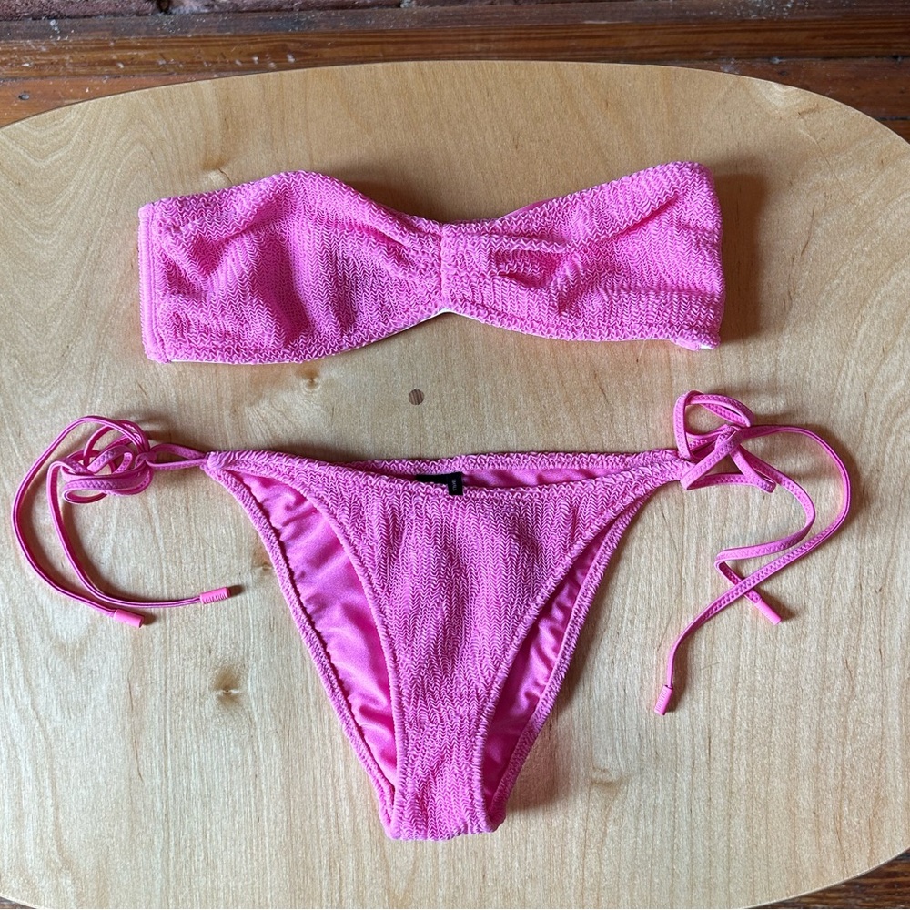 Triangl, Pink Bikini Set